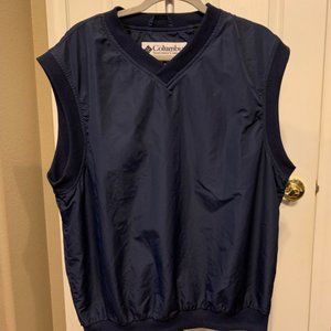 Columbia Golf Vest Bundle 2 Vests Blue & Beige Men’s Size Large